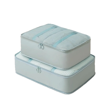 ssypin Кубообразна чанта за пътуване - дишащ органайзер от нетъкан текстил за бельо дрехи и тоалетни принадлежности