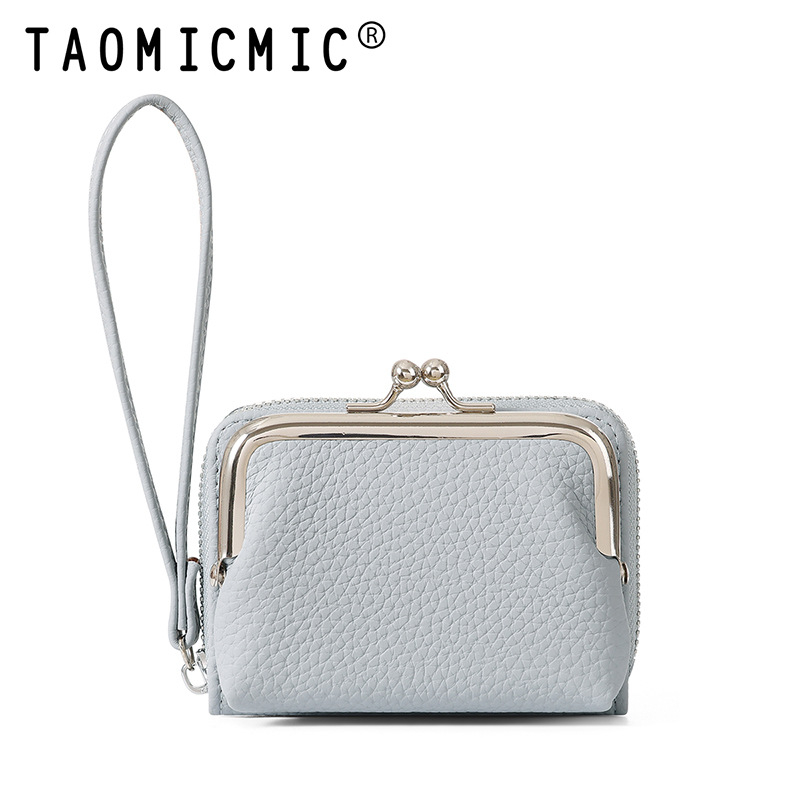 Портфейл с отделящ се щипков клип и акордеонни отделения за карти; PU материал • Taomcimic • Минималистичен и тих лукс • Полиестерна подплата • Разширява капацитета