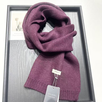 Корейски стил плетен шал, 100% вълна, warp плетене, топлина за зимата, защита от прах