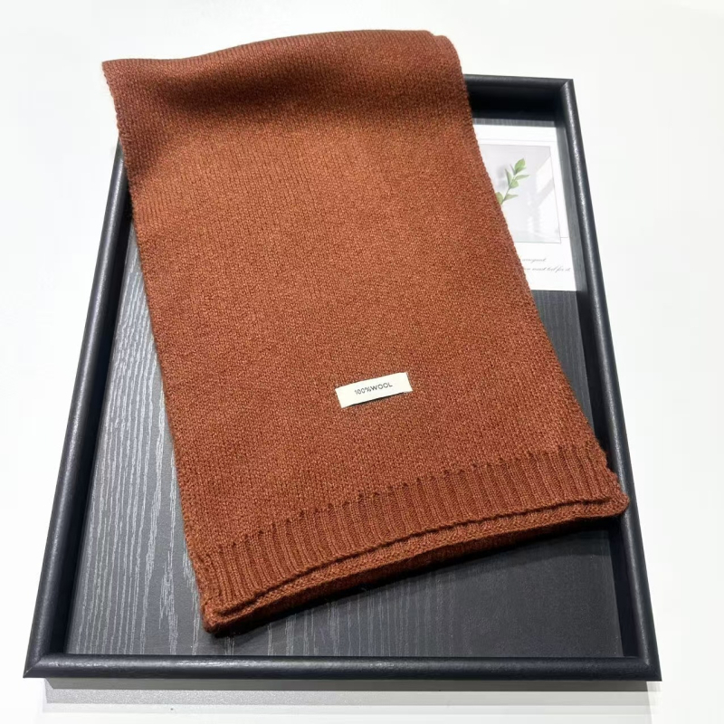 Корейски стил плетен шал, 100% вълна, warp плетене, топлина за зимата, защита от прах