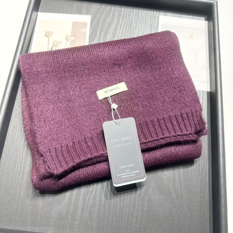 Корейски стил плетен шал, 100% вълна, warp плетене, топлина за зимата, защита от прах