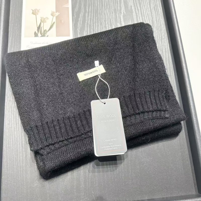 Корейски стил плетен шал, 100% вълна, warp плетене, топлина за зимата, защита от прах