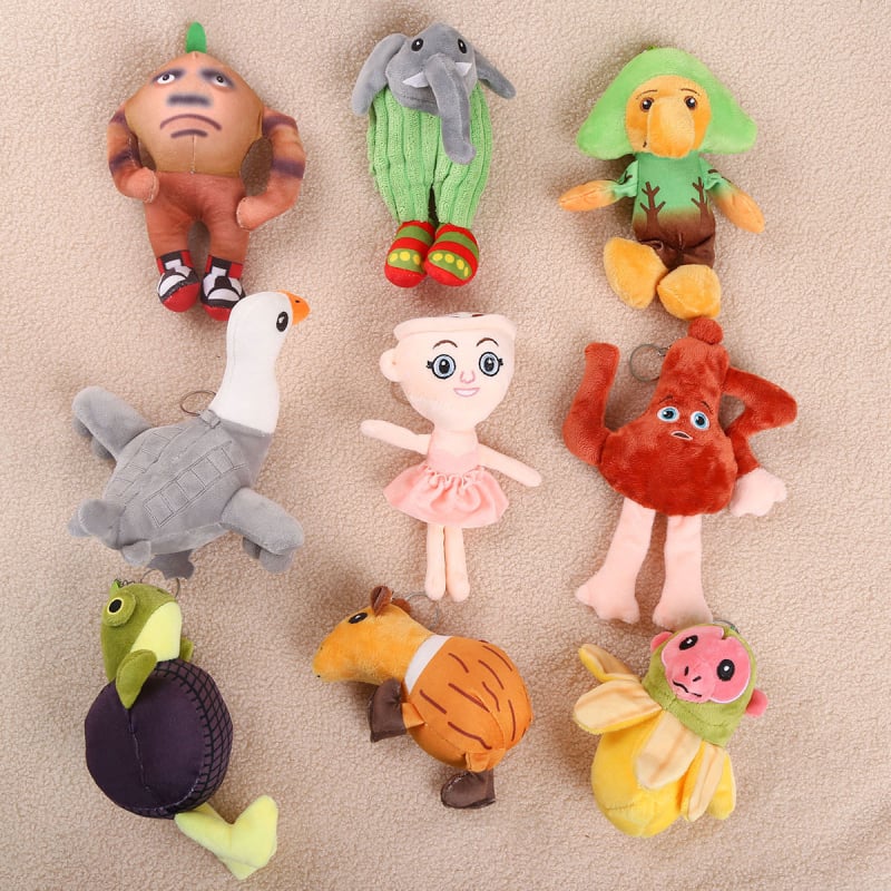 Плюшена маймунка кукла, къс плюш, пълнеж PP памук, OEM лого обработка, подходяща за възраст 14+