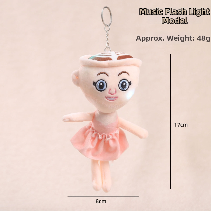 Плюшена маймунка кукла, къс плюш, пълнеж PP памук, OEM лого обработка, подходяща за възраст 14+