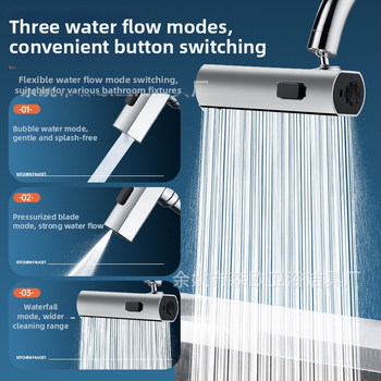 Drezová batéria s vodopádom a univerzálnym otočným predlžovačom — Model Flying Feather; Materiál: zliatina + ABS telo; Povrch: elektroplating; Pripojenie: závitové; Prevádzková teplota: 100