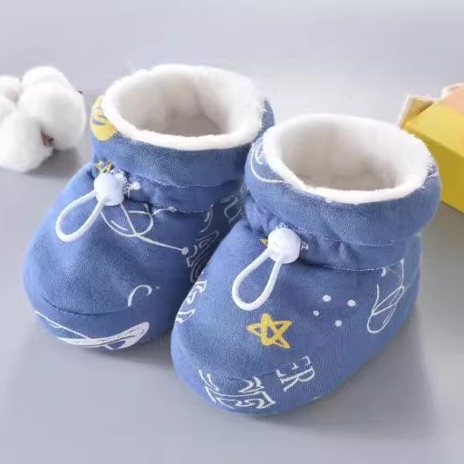 Παιδικά κάλτσες-παπούτσια, βαμβακερό επάνω μέρος, unisex, στυλ καρτούν, ηλικία 0-15 μηνών