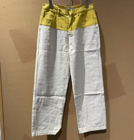 Pantaloni bărbați - croială lejeră, talie medie, fermoar, material din bumbac, stil de bază coreean