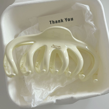 Duckbill щипка за коса – ръчна изработка от плат, женски аксесоар за ежедневен стил, зима 2022