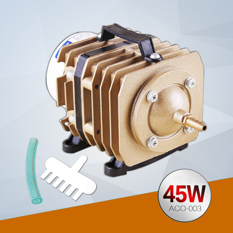 Електромагнитна въздушна помпа за езеро и рибовъдство — Бранд SUNSUN/Sensen; Тегло: 5 кг; Шум: 50 dB; Захранване: AC