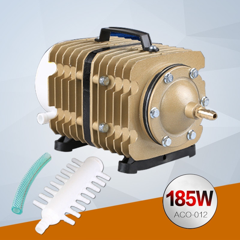 Електромагнитна въздушна помпа за езеро и рибовъдство — Бранд SUNSUN/Sensen; Тегло: 5 кг; Шум: 50 dB; Захранване: AC