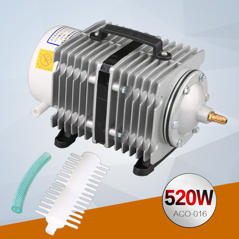 Електромагнитна въздушна помпа за езеро и рибовъдство — Бранд SUNSUN/Sensen; Тегло: 5 кг; Шум: 50 dB; Захранване: AC