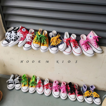 Παιδικά πάνινα παπούτσια με κορδόνια, χαμηλό ύψος, καουτσούκ σόλα, για άνοιξη και φθινόπωρο