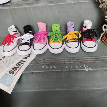 Παιδικά πάνινα παπούτσια με κορδόνια, χαμηλό ύψος, καουτσούκ σόλα, για άνοιξη και φθινόπωρο