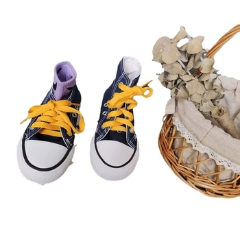 Παιδικά πάνινα παπούτσια με κορδόνια, χαμηλό ύψος, καουτσούκ σόλα, για άνοιξη και φθινόπωρο