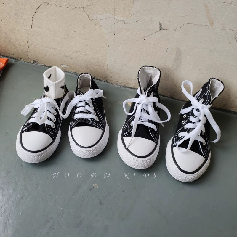 Παιδικά πάνινα παπούτσια με κορδόνια, χαμηλό ύψος, καουτσούκ σόλα, για άνοιξη και φθινόπωρο