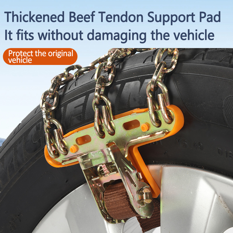 Univerzális hólánc autók és terepjárók számára, acélból, 165-275 gumikhoz, Tianzi grid modell