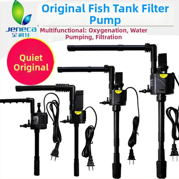 Akvariumhoz merülőpumpa felső szűrőboxszal — három az egyben, oxigén-keringés, olajfilm eltávolítás