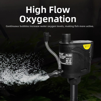 Akvariumhoz merülőpumpa felső szűrőboxszal — három az egyben, oxigén-keringés, olajfilm eltávolítás