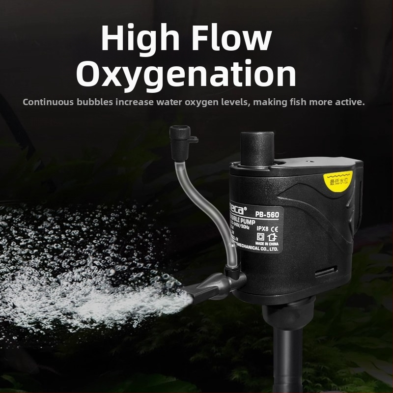 Akvariumhoz merülőpumpa felső szűrőboxszal — három az egyben, oxigén-keringés, olajfilm eltávolítás