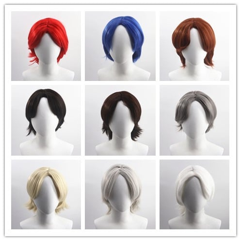 COS paróka cosplayhoz, Wolf Tail, anyag: magas hőmérsékletű drót, stílus: cosplay