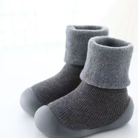 Pantofi pentru bebeluși, pentru primii pași, toamnă-iarnă, talpă groasă și moi, antiderapant, pentru 6–36 de luni