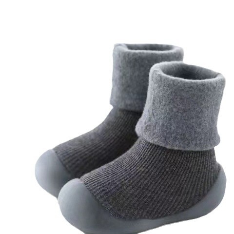 Pantofi pentru bebeluși, pentru primii pași, toamnă-iarnă, talpă groasă și moi, antiderapant, pentru 6–36 de luni