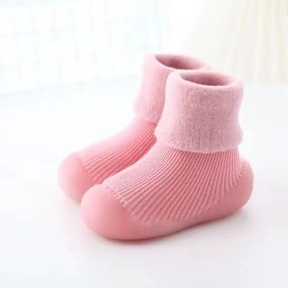 Pantofi pentru bebeluși, pentru primii pași, toamnă-iarnă, talpă groasă și moi, antiderapant, pentru 6–36 de luni