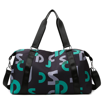 Fitness torba za sport s odjeljkom mokro/suho, kapacitet 36–55 L, Oxford tkanina, vodootporna, lagana.