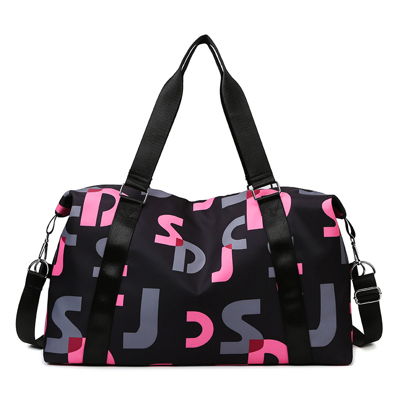 Fitness torba za sport s odjeljkom mokro/suho, kapacitet 36–55 L, Oxford tkanina, vodootporna, lagana.