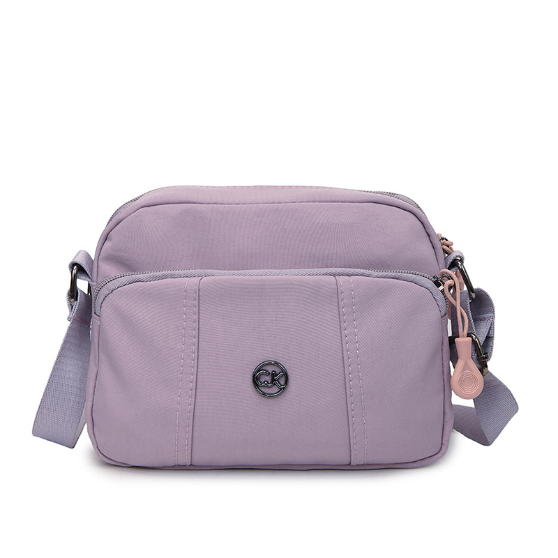 Crossbody torba, Oxford tkanina, horizontalni kvadratni oblik, zatvarač otvor, poliester podstava, laminiran džep sa zatvaračem, Jesen 2025