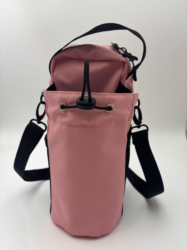 Geantă magnetică pentru sticlă de apă - geantă de umăr portabilă pentru sporturi în aer liber; Material: poliester; Captușeală: poliester; Model: monocrom; Categoria: geantă de sport