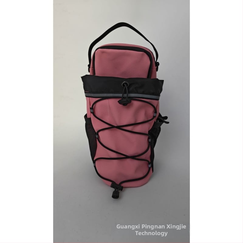 Geantă magnetică pentru sticlă de apă - geantă de umăr portabilă pentru sporturi în aer liber; Material: poliester; Captușeală: poliester; Model: monocrom; Categoria: geantă de sport