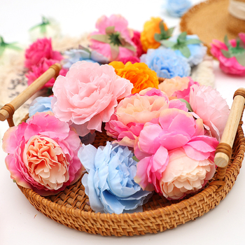 Причесъчен аксесоар с изкуствен пион – DIY ръчно изработено цвете за коса, ретро стил, коприна, Xin chengzhi, височина 8 см, за сватби и фотосесии