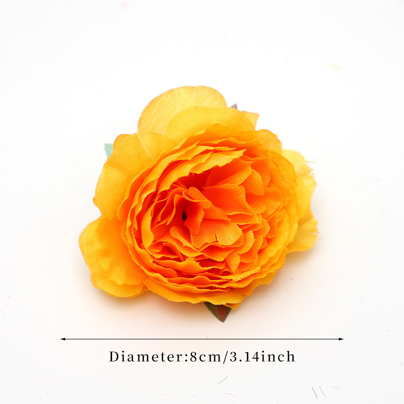 Причесъчен аксесоар с изкуствен пион – DIY ръчно изработено цвете за коса, ретро стил, коприна, Xin chengzhi, височина 8 см, за сватби и фотосесии