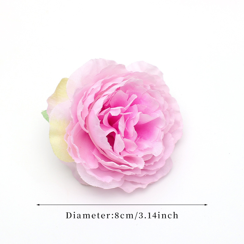 Причесъчен аксесоар с изкуствен пион – DIY ръчно изработено цвете за коса, ретро стил, коприна, Xin chengzhi, височина 8 см, за сватби и фотосесии