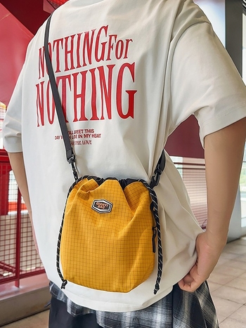 Unisex bucket torba s vrpcom, Oxford platno, unutarnji džep s zatvaračem