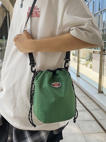 Unisex bucket torba s vrpcom, Oxford platno, unutarnji džep s zatvaračem