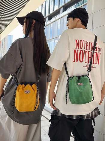 Unisex bucket torba s vrpcom, Oxford platno, unutarnji džep s zatvaračem