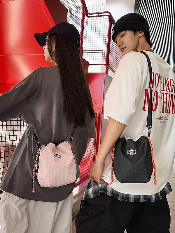 Unisex bucket torba s vrpcom, Oxford platno, unutarnji džep s zatvaračem