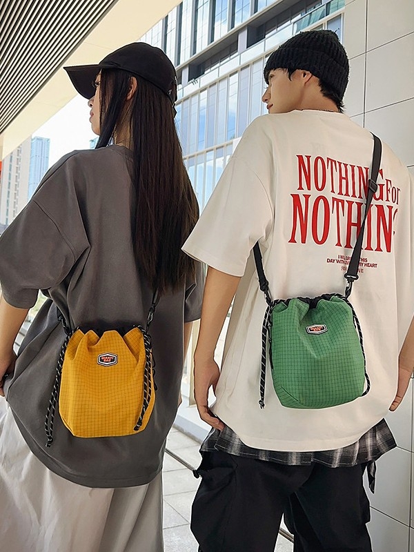 Unisex bucket torba s vrpcom, Oxford platno, unutarnji džep s zatvaračem