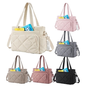 Izolirana tote torba, quilted skladištenje, Oxford platna, vertikalni kvadratni oblik, zatvaranje na zip, laminirani unutarnji džep, trodimenzionalni vanjski dio