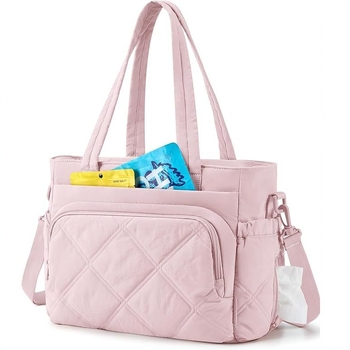 Izolirana tote torba, quilted skladištenje, Oxford platna, vertikalni kvadratni oblik, zatvaranje na zip, laminirani unutarnji džep, trodimenzionalni vanjski dio