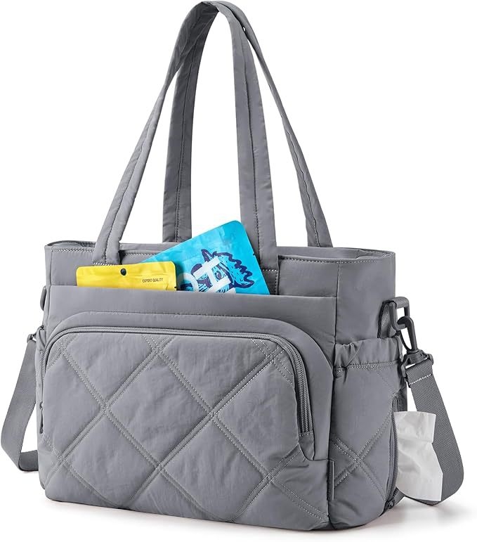 Izolirana tote torba, quilted skladištenje, Oxford platna, vertikalni kvadratni oblik, zatvaranje na zip, laminirani unutarnji džep, trodimenzionalni vanjski dio
