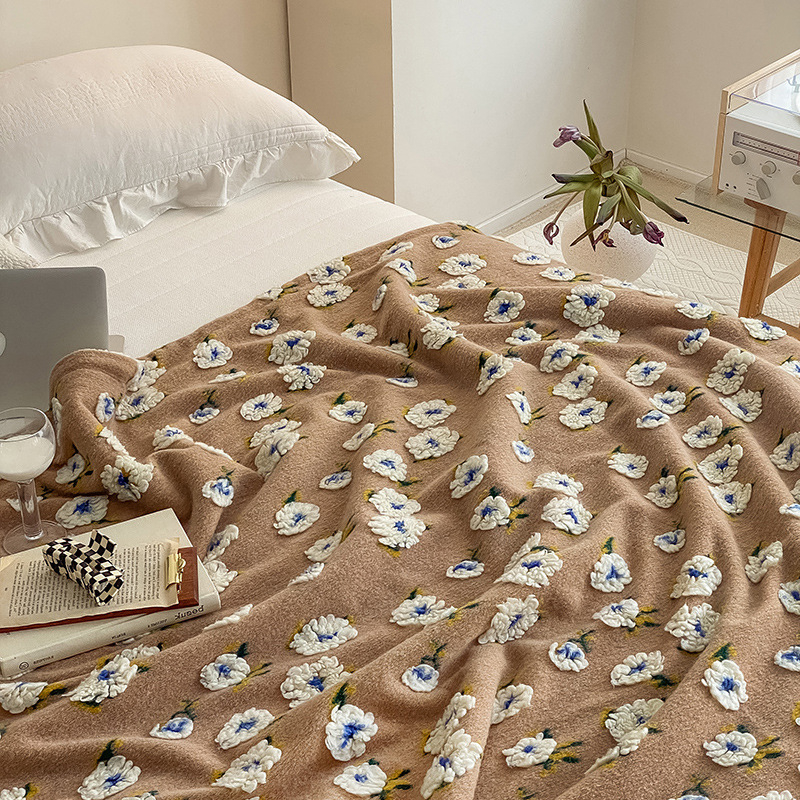 Milk Velvet deka, poliestersko vlakno, ispod 300 g, četiri sezone, moderni minimalistički stil, uzorci srce, crtani likovi i cvijeće