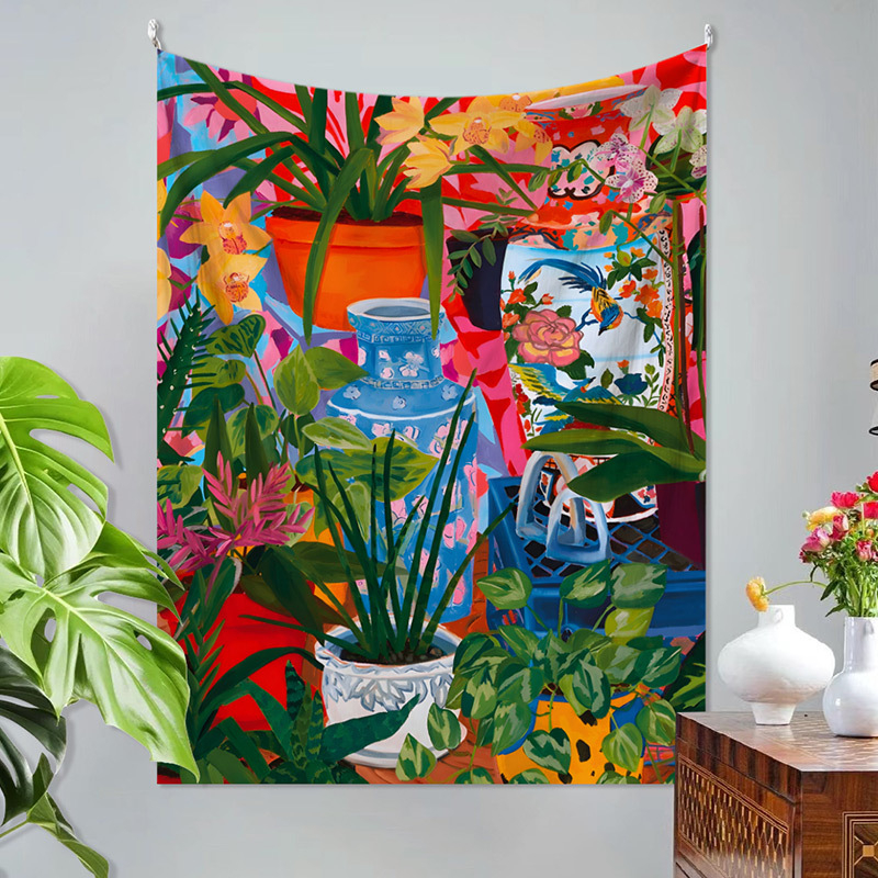 Λινό ταπισερί σε μοντέρνο μινιμαλιστικό στυλ, ψηφιακή εκτύπωση μεταφοράς θερμότητας, ορθογώνιο, προσαρμόσιμο για σαλόνι και υπνοδωμάτιο