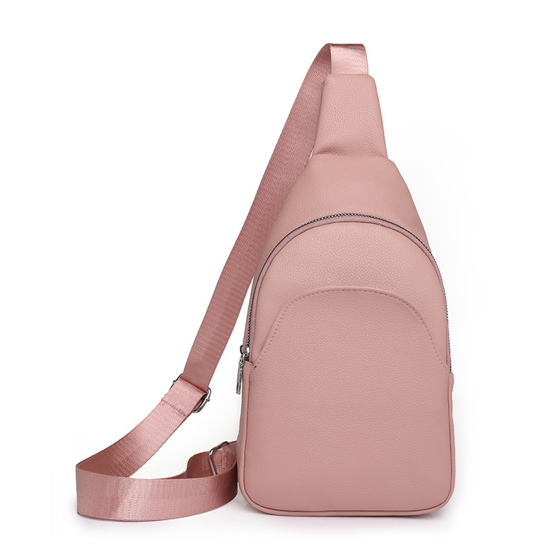 Női PU bőr Crossbody táska – városi egyszerűség, cipzáras záródás, belső poliészter bélés, belső zipzáros zseb