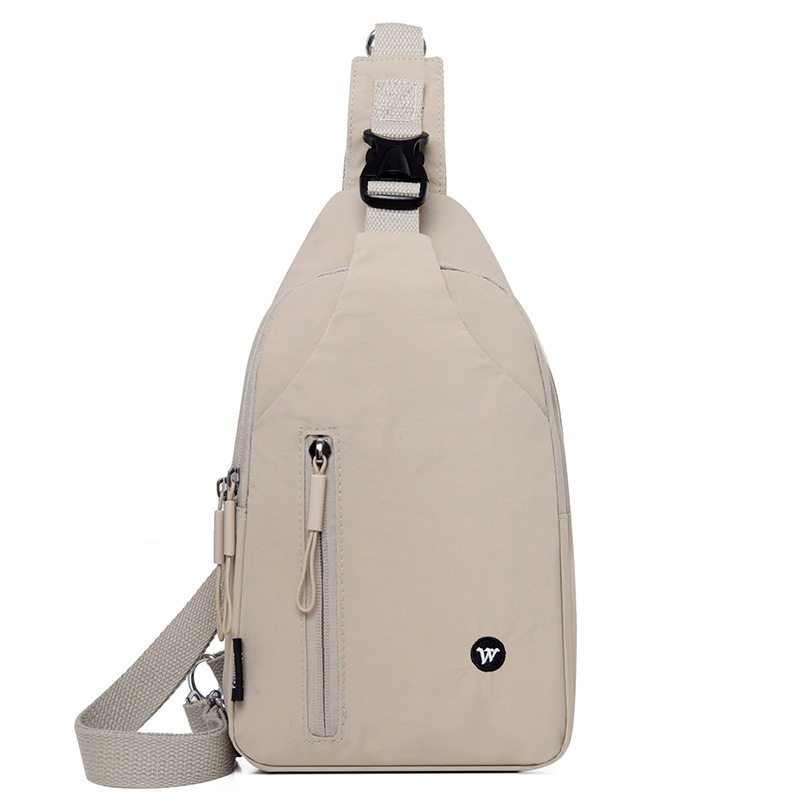 Geantă crossbody Willowstar – nailon, căptușeală poliester, închidere cu fermoar, buzunare interioare cu fermoar și pentru telefon, capacitate mare, stratificată, stil urban minimalist