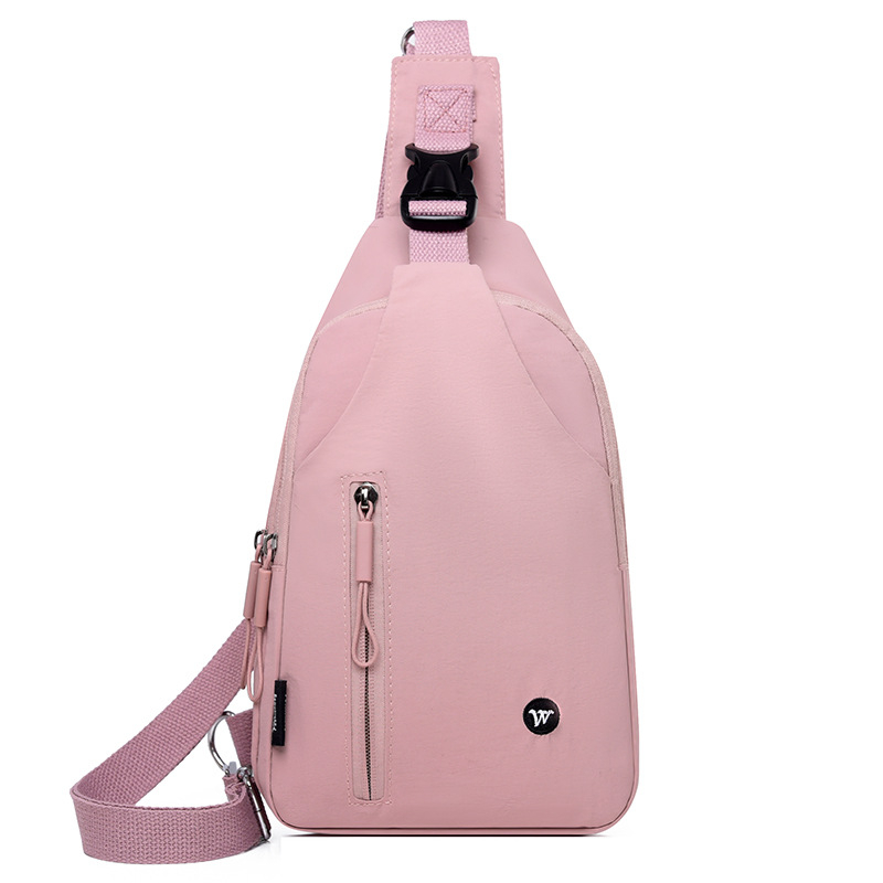 Geantă crossbody Willowstar – nailon, căptușeală poliester, închidere cu fermoar, buzunare interioare cu fermoar și pentru telefon, capacitate mare, stratificată, stil urban minimalist