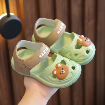 Gyerekeknek szánt sportsandálok, EVA felsőrész és talp, állatmintás, 1–6 éveseknek, gyorsan száradó, Nyár 2023