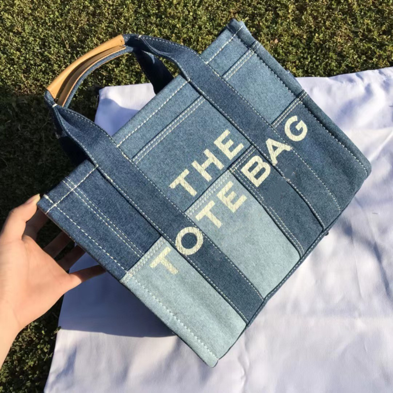 Denim Tote torba - Unisex - Za sport na otvorenom - Unutarnja podstava od platna - Ljeto 2021